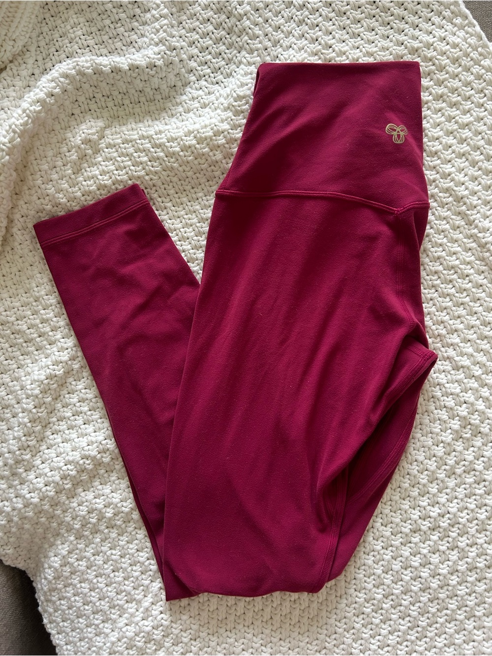 Aritzia Golden leggings size 4